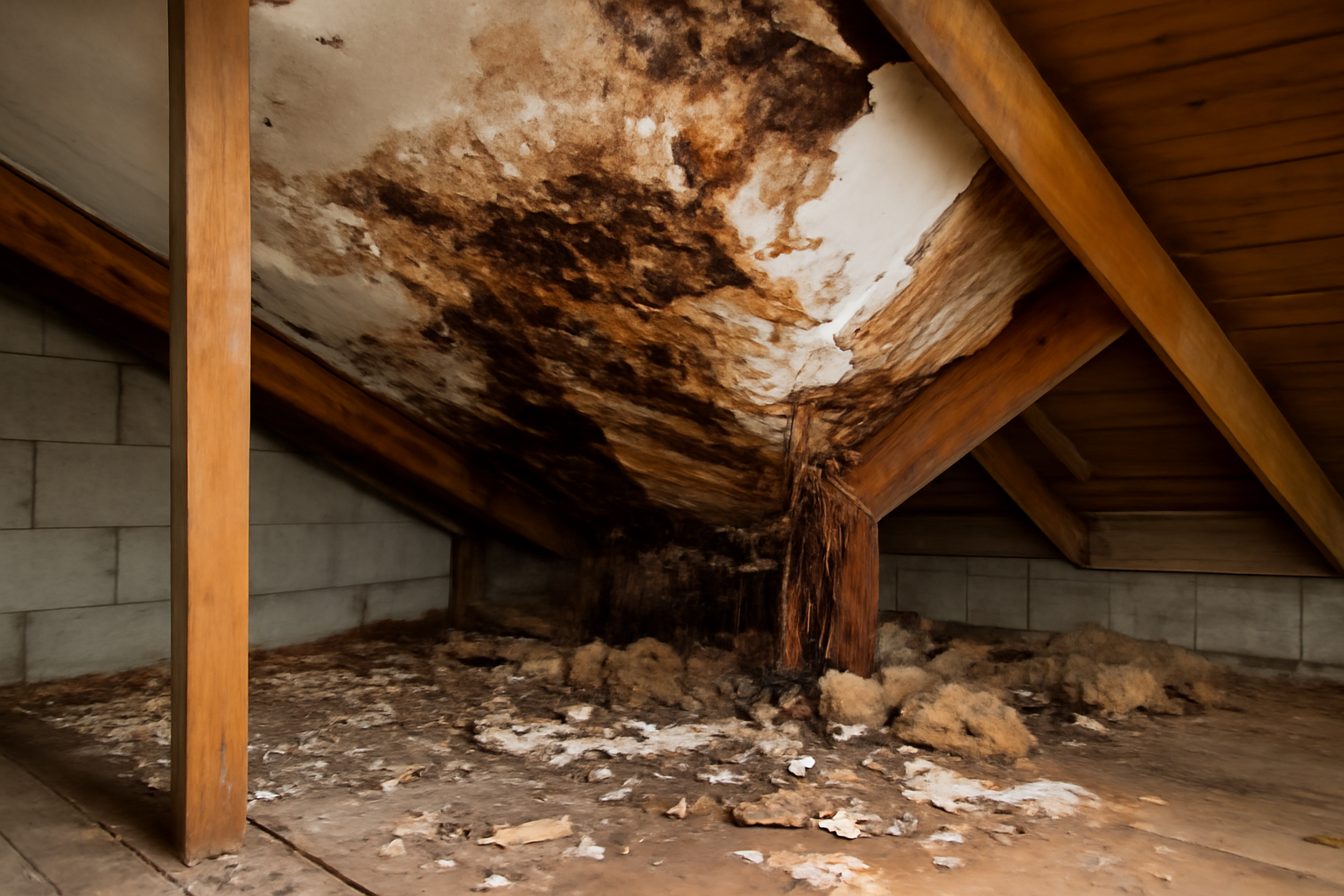 Attic Water Damage Restoration in Bonita Springs, FL