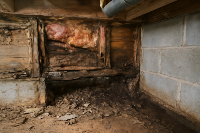 Crawl Space Water Damage Repair