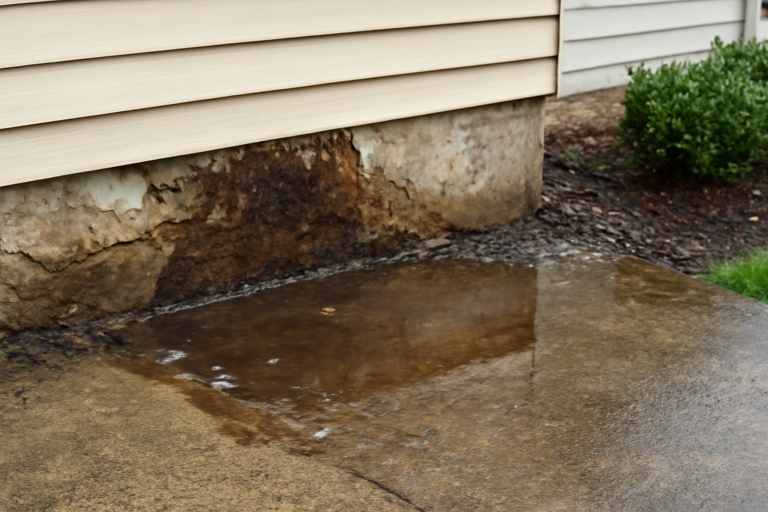 Foundation Leak Water Removal