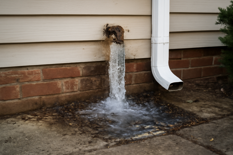 Frozen Pipe Water Removal