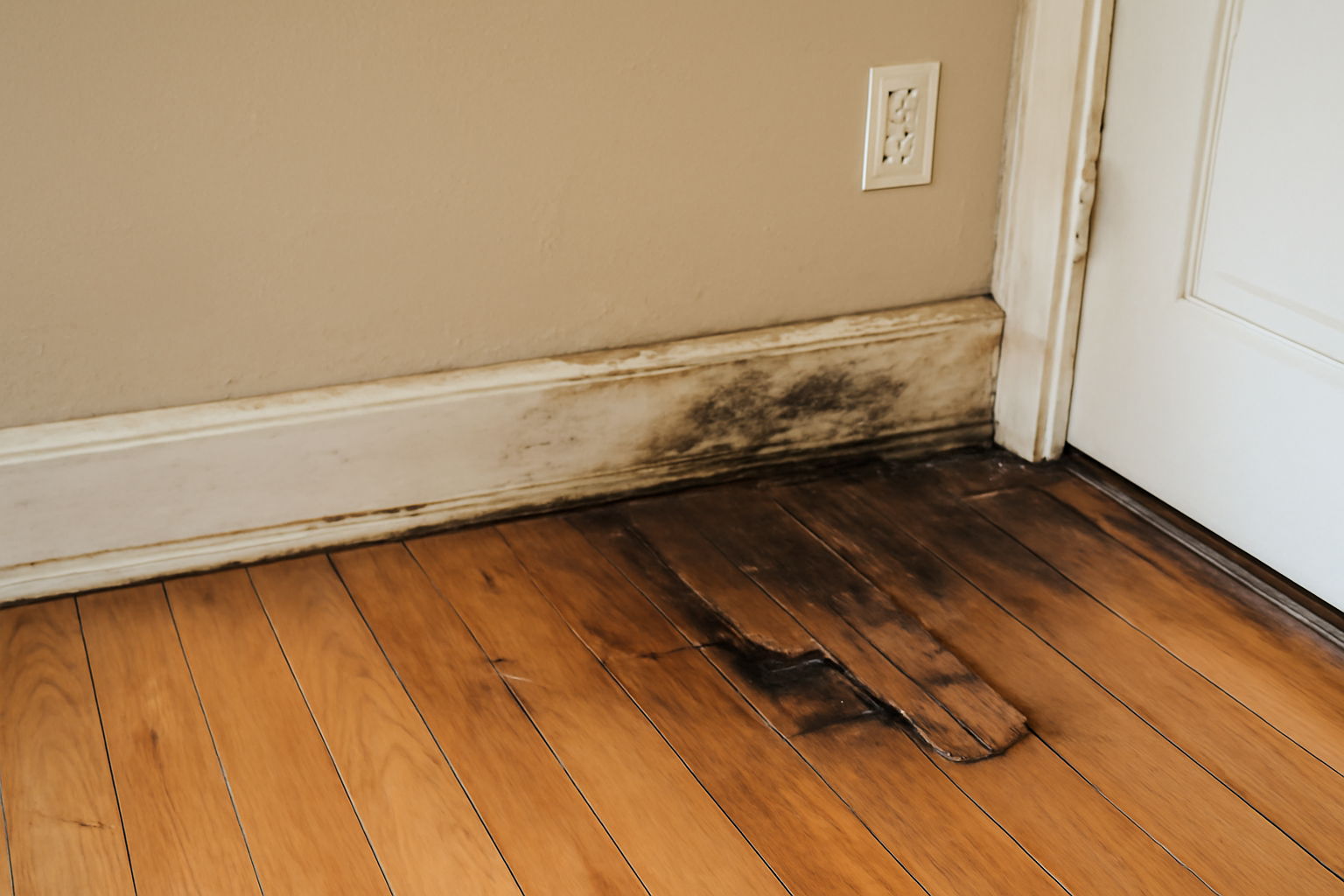 Hardwood Floor Water Damage Repair in Berkshire Lakes, FL