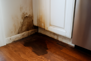 Ice Maker Line Leak Water Removal