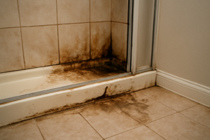 Shower Leak Water Removal