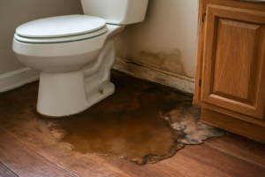 Toilet Overflow Water Removal