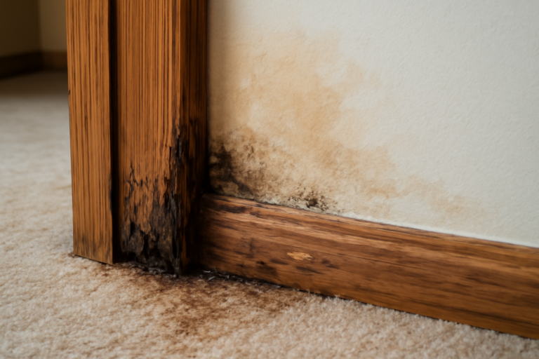 Wood Trim Water Damage Restoration